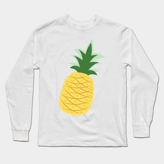 Bright Pineapple Fall Long Sleeve T-Shirt by technotext